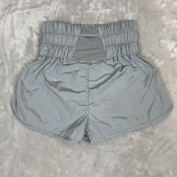 Free People FP Movement Shorts Womens Small Gray The Way Home Ultra High Rise - Picture 11 of 13